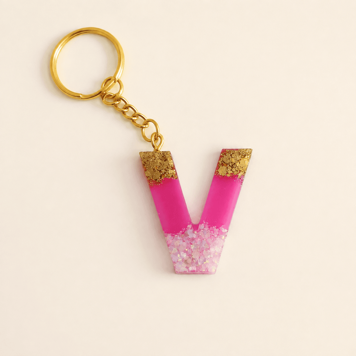 Keychain "Pink Sparkle"
